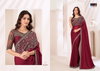 Sandal Wood 1309 A To F Hit Colour By Tfh Designer Party Wear Sarees Exporters In India